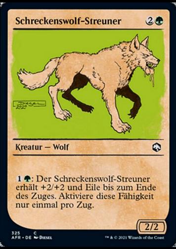 Schreckenswolf-Streuner V.2 FOIL (Dire Wolf Prowler)